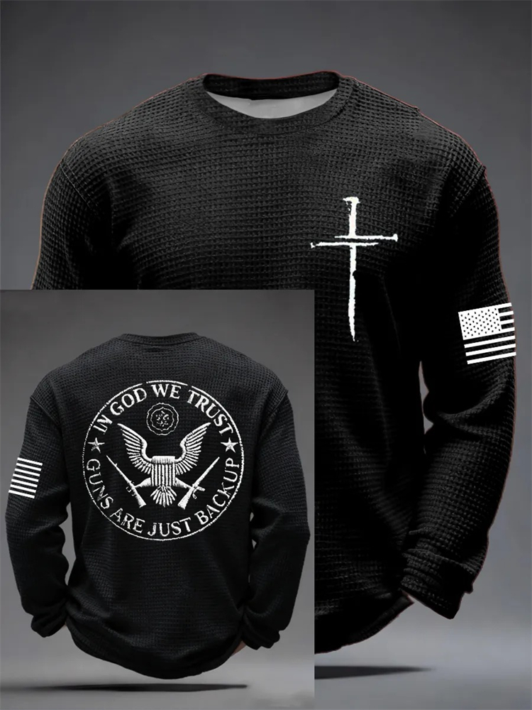 3D Printing Custom - Camiseta Masculina de Manga Longa com