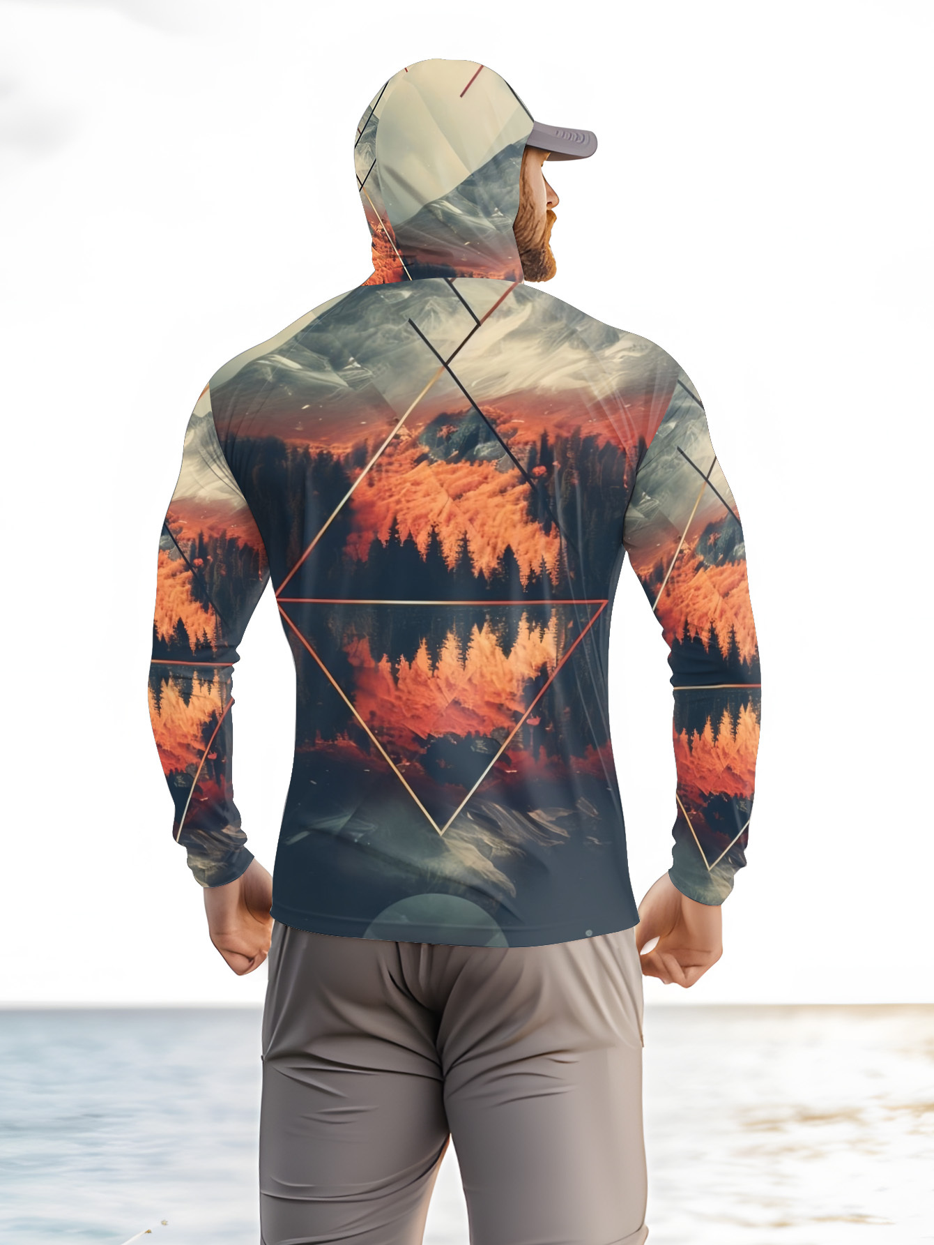 Camiseta de Pesca Masculina pa - 3D Printing Mask avaliação e preço