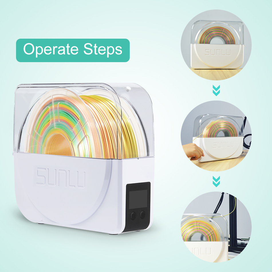 Sunlu secador de filamento s1  - 3D Printing Bambu Lab avaliação e preço